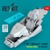 RESKIT RSU48-0498 F-35A Lightning II cockpit (Detailed edition) for Tamiya kit (3D Printed) (1/48)